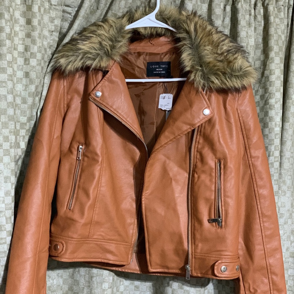 Faux leather Jacket
